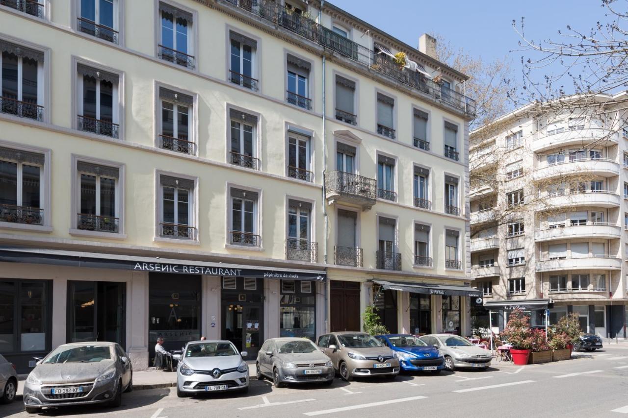 L'Aubelyne - Chic T2 Quartier Prefecture Leilighet Lyon Eksteriør bilde